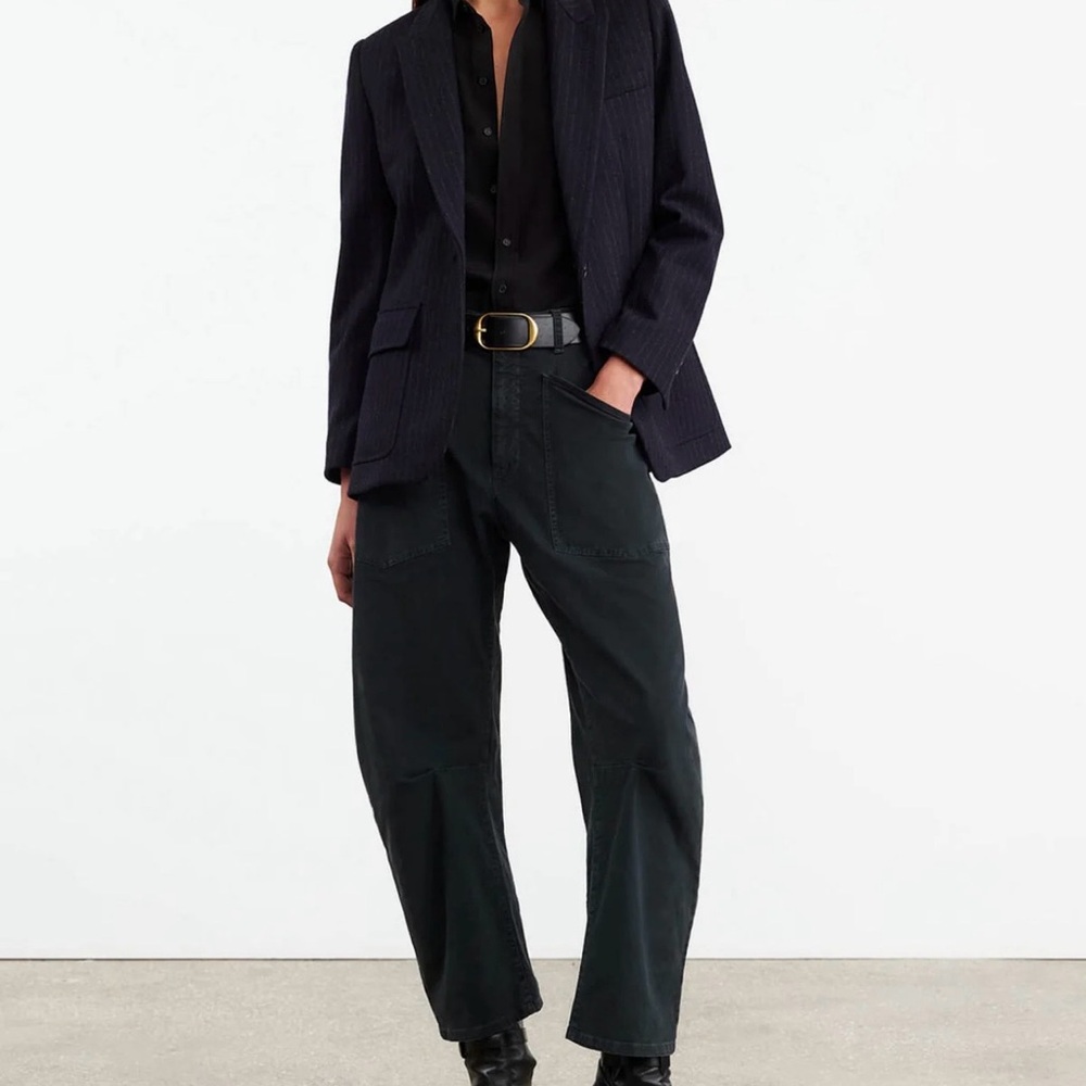 Nili Lotan Black Wide-Leg SHON barrel Pants